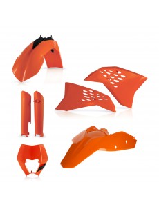 KIT PLÁSTICOS COMPLETO ACERBIS KTM EXC / EXC-F 2008-2011 LARANJA